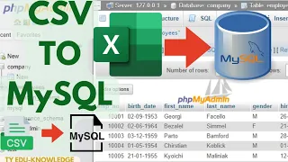 CSV to MySQL Import data from a CSV file to MySQL in phpMyAdmin 2023