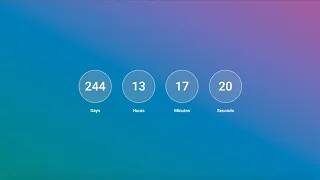 Countdown Timer - HTML CSS JavaScript