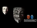 Text Portrait Effects Using HTML CSS
