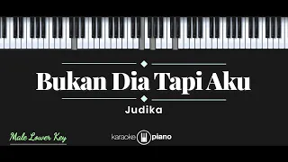 bukan dia tapi aku judika karaoke piano male lower key 