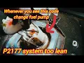 How to fix code P2177-FF System too lean off idle Bank 1 Mazda CX7