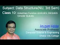 Class 10 Data Structure Chapter 6 Ackerman Function Queues Anupam Halder