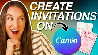 How to Create an Invitation in Canva Step by Step Canva Tutorial