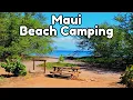 Camp Olowalu Beach Camping on Maui Hawaii