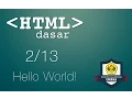 Basic HTML Hello World