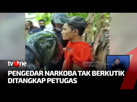 Kena Gerebek Polisi, Bandar Narkoba Buang Barang Bukti