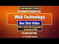 Web Technology Unit 2 One Shot All Topics Covered T E Computer Engg university