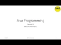Java Programming Date and Time Part-1