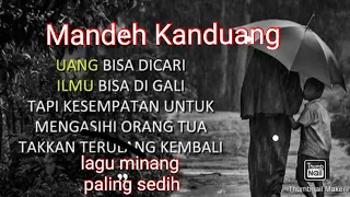 Download Lagu minang paling syahdu2022~Mandeh Kanduang(lirik mp3)Mfless Chanels MP3