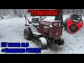 Big garden tractor gets new Engine tow rig