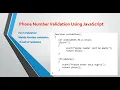 Form validation using JavaScript Number validation using JavaScript tutorial