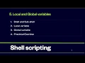 05 Linux Shell Scripting Local and Global Variables