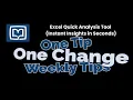 Excel Quick Analysis Tool Instant Insights in Seconds
