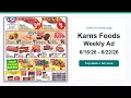 Karns Foods Weekly Ad 26 - 26 Top Deals
