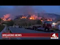 New Sandy Fire flare-ups near homes in Simi Valley