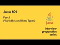Java Tutorial Complete Series in Hindi Part-1 Variables and Data Types Learn Java for beginner