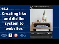 2 How to create a like and dislike system for websites Html CSS SQL PHP and JavaScript