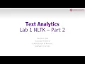 Text Analytics 2021 Lab 1 NLTK 2 tutorial