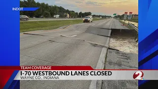 Traffic - Aug 13 2026 I-70 WB Lanes remain closed in Indiana