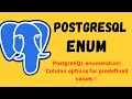 PostgreSQL Tutorial In Hindi ENUM Enumeration In PostgreSQL