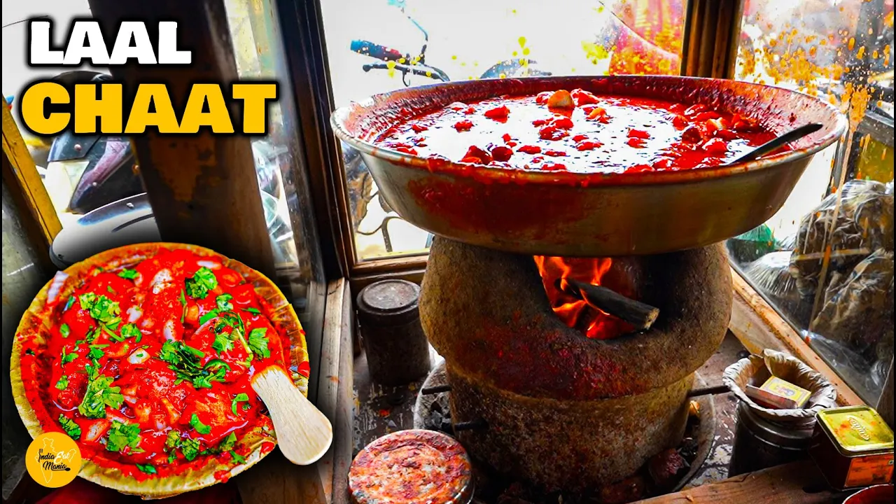 Rajasthan Most Popular Chatpati Laal Chaat Making In Nasirabad Rs. 25/- Only l Nasirabad Street Food