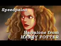 Digital Painting TIMELAPSE Hermione Granger