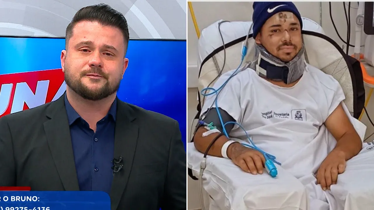 História de Bruno: apresentador se comove ao vivo com lições de vida