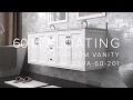 Allen Roth 60 in Wall Hanging Vanity