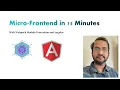 Micro Frontend MFE with Angular and Webpack Module federation step by step - part 1