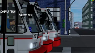 Roblox MTA 1997 NovaBus RTS Q33 Bus to East Elmhurst MTA Throwback Thur pt2