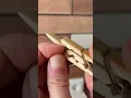 A powerful homemade wooden clothespin