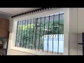 DIY Window Bar Installation Tutorial Quick Easy NO WELDING Increase Home Security Window Bars