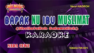 bapak nu ibu muslimat karaoke nada cewe 