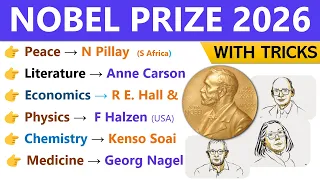 NOBEL PRIZE 2026 | ALL WINNERS 2026 | CURRENT AFFAIRS 2026 | SSC RAILWAY STATE PCS BANK |