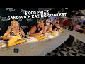 Download Lagu $1000 PRIZE SANDWICH EATING CONTEST at Topanga Social in Los Angeles, CA!!! #RainaisCrazy