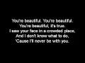 James Blunt - You're Beautiful Lyrics