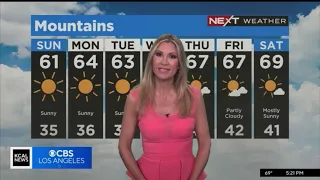 KCAL CBS LOS ANGELES OLGA OSPINA NEXT WEATHER APRIL 22