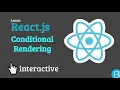 04 What is conditional rendering in react js - React js Interactive Tutorial Exercises