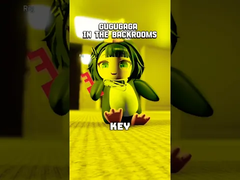 GUGUGAGA ROBLOX in the BACKROOMS?! 😭 #shorts #roblox #funny