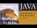 Programming in Java Part 1 Chapter 2 Elementary Programming Exercises 2-1 to 2-5