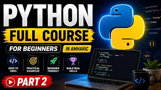 Python Programming in Amharic Code Editor Settings - Part 2 2026