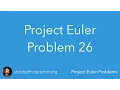 Project Euler using Scala Problem 26