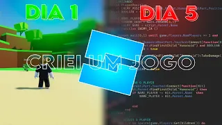 COMO EU FIZ UM JOGO NO ROBLOX SEM SABER PROGRAMAR!