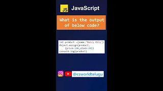 objects in javascript obejct assign in javascript javascript in telugu
