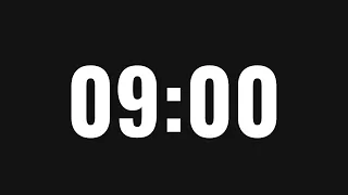 9 minute timer