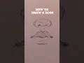 How to draw a nose