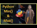 Python min and max functions
