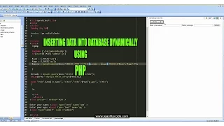Inserting Data s into database dynamically using PHP