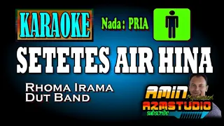 setetes air hina rhoma irama karaoke nada pria