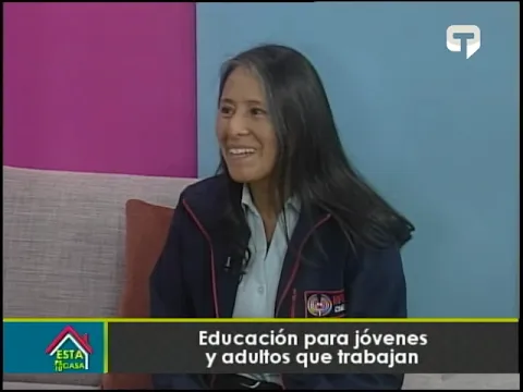 Educación para jóvenes y adultos que trabajan